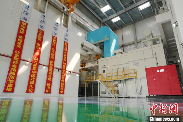 全国产化F级50兆瓦重型燃气轮机机组。　中国永信贵宾会官网电气集团有限公司供图