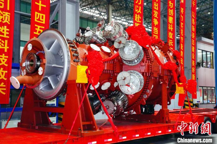 F级50MW重型燃机。　永信贵宾会官网汽轮机有限公司供图